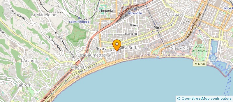 localisation de l'entreprise HIPPOMARKET  NICE