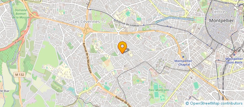 localisation de l'entreprise HIPPONE à MONTPELLIER
