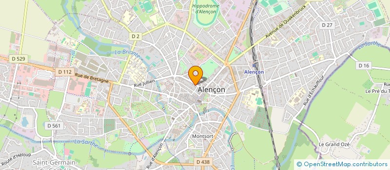 localisation de l'entreprise HIPPOTRADE à ALENCON