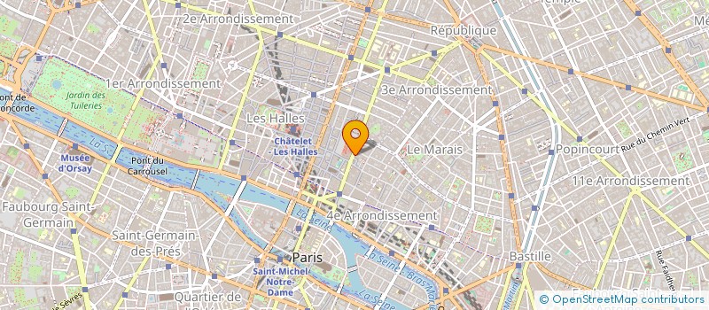 localisation de l'entreprise HIPPOURS  PARIS