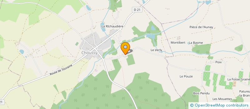 localisation de l'entreprise HIPPOVOLT  CHOUSSY