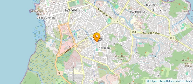 localisation de l'entreprise HIPPRO AUTO  CAYENNE