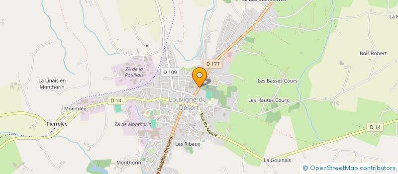 localisation de l'entreprise HIPRO ENGINEERING à LOUVIGNE-DU-DESERT