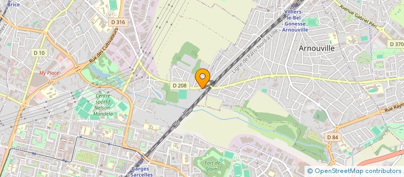 localisation de l'entreprise HIRA BAT à SARCELLES