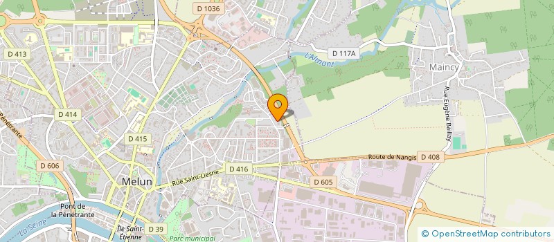 localisation de l'entreprise HIRA CONSTRUCTION à MELUN