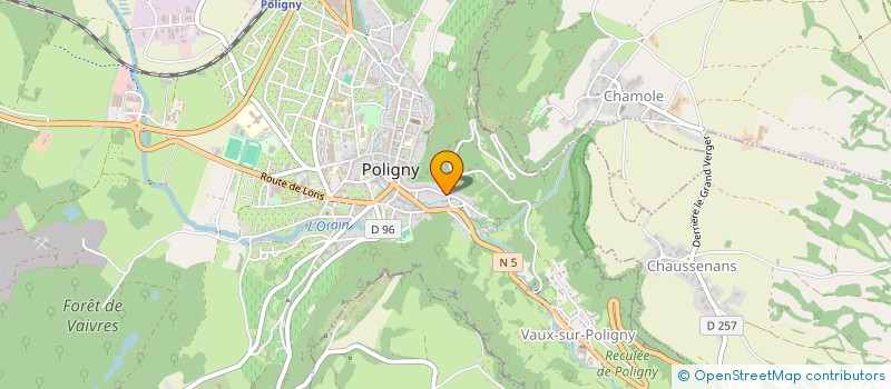 localisation de l'entreprise HIRAKU  POLIGNY