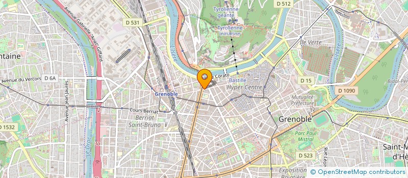 localisation de l'entreprise HIRAM à GRENOBLE