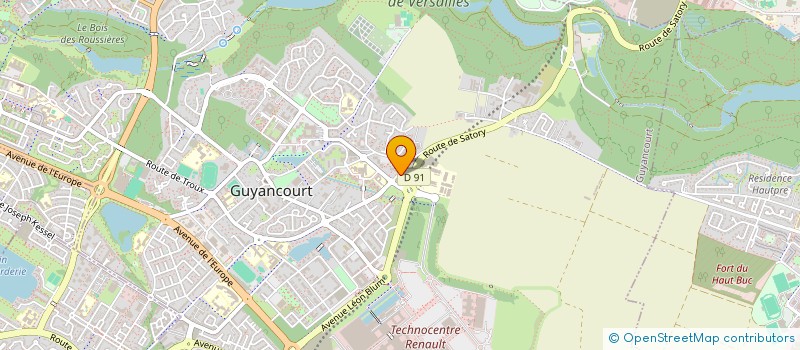 localisation de l'entreprise HIRANOYA JST  GUYANCOURT