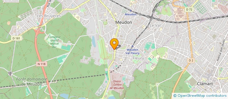 localisation de l'entreprise HIRAT ET ASSOCIES 9208 à MEUDON