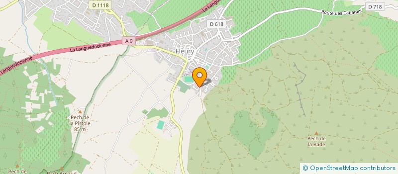 localisation de l'entreprise HIREL OUVRARD à FLEURY