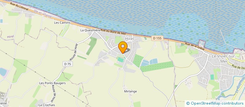 localisation de l'entreprise HIREL TENNIS LOISIR  HIREL