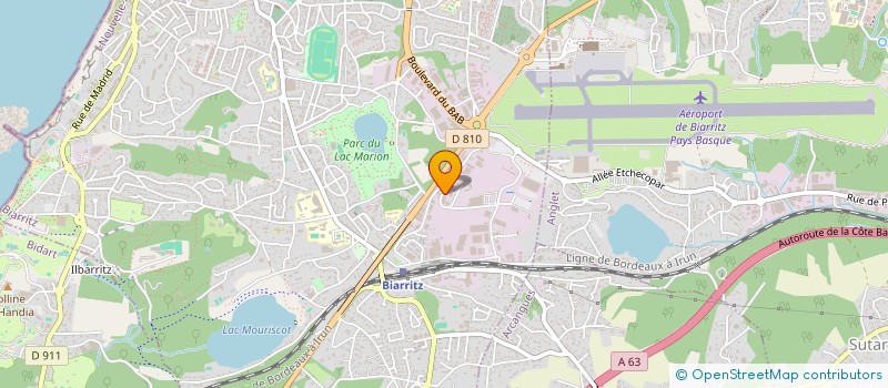 localisation de l'entreprise HIRIART DURRUTHY & GARCIA HDG SARL à BIARRITZ