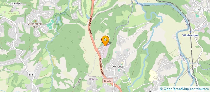 localisation de l'entreprise HIRIBURUA à BIARRITZ