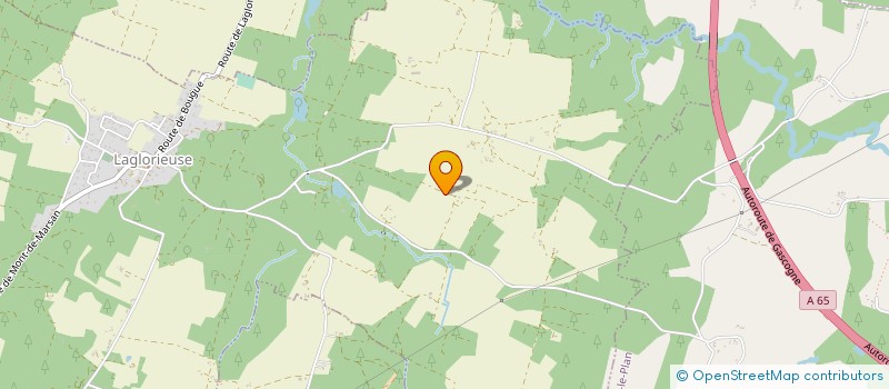 localisation de l'entreprise HIRIGOYEN  LAGLORIEUSE