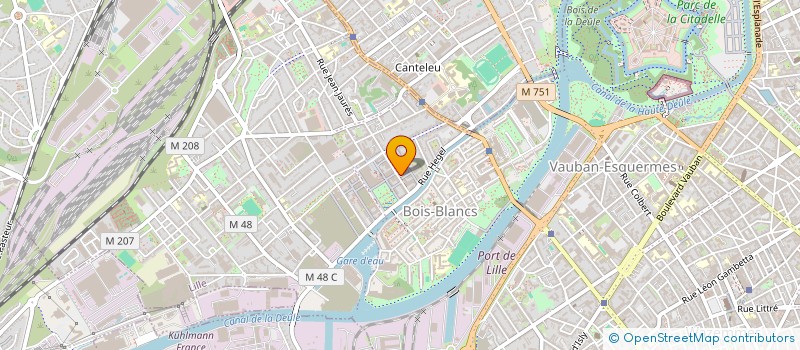 localisation de l'entreprise HIRING CONSULTING à LILLE