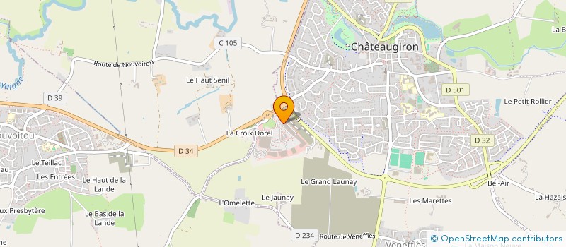 localisation de l'entreprise HIRIS  NOUVOITOU