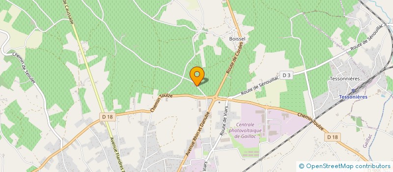 localisation de l'entreprise HIRISSOU  GAILLAC