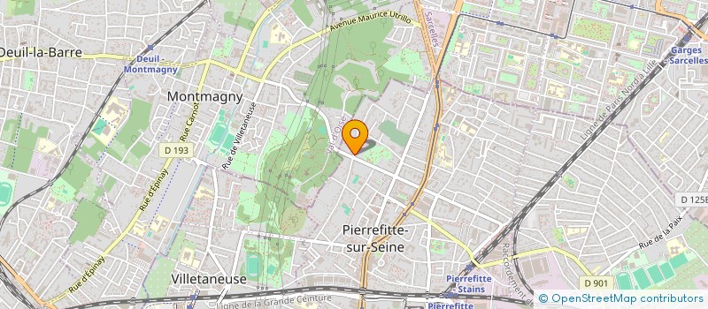 localisation de l'entreprise HIRMANI & CONSORTS à PIERREFITTE-SUR-SEINE