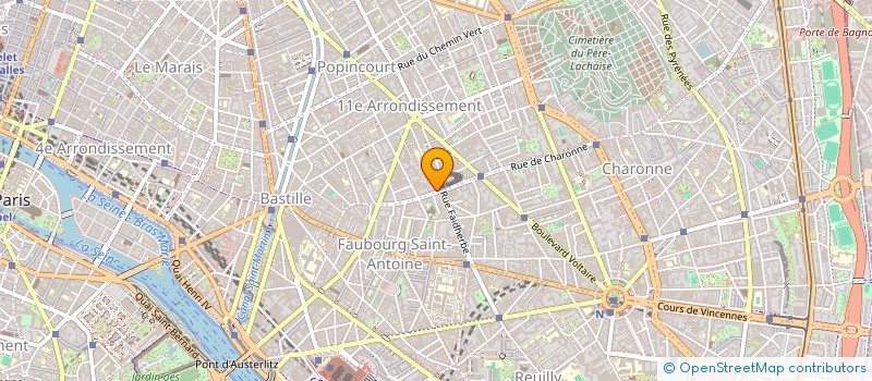 localisation de l'entreprise HIRONDEL  PARIS