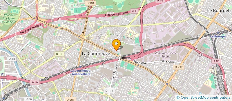 localisation de l'entreprise HIRONDELL COURNEUV COLON VAC à LA COURNEUVE