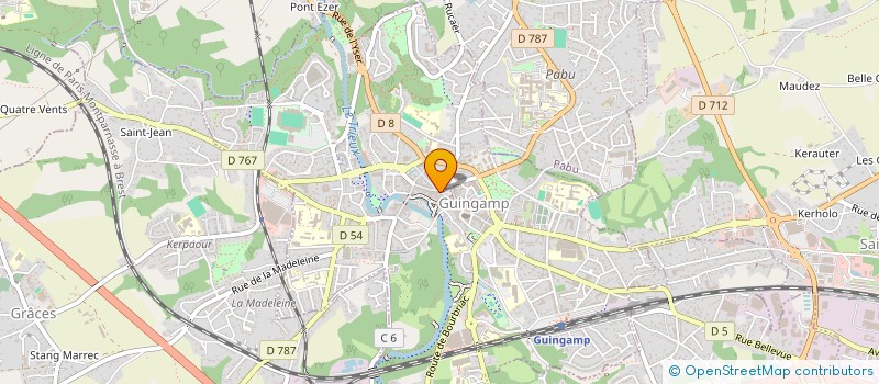 localisation de l'entreprise HIRONDELLE  GUINGAMP