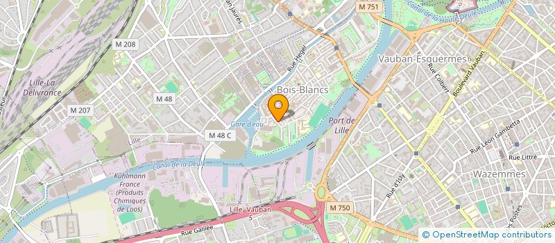 localisation de l'entreprise HIRONDELLE à LILLE