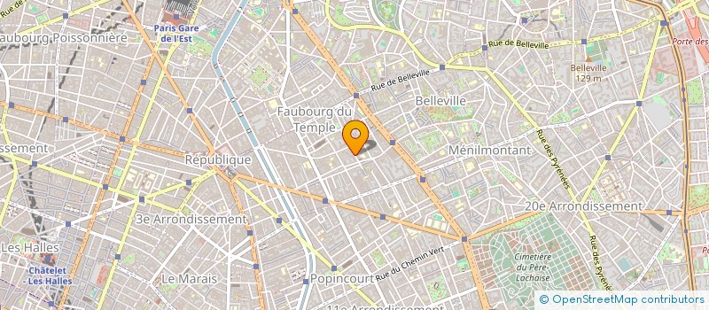 localisation de l'entreprise HIRONDELLE DE L'AVENIR-FRANCE  PARIS