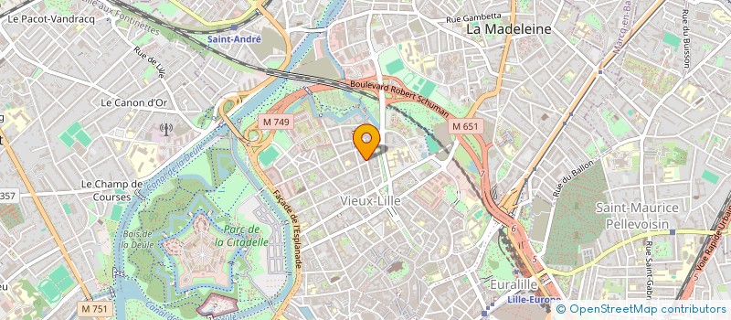 localisation de l'entreprise HIRONDELLE GROUPE à LILLE