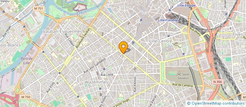 localisation de l'entreprise HIRONDELLE SEBASTOPOL à LILLE