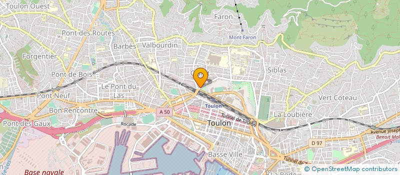 localisation de l'entreprise HIRONDELLES  TOULON