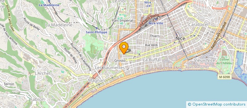 localisation de l'entreprise HIRONDELLES à NICE