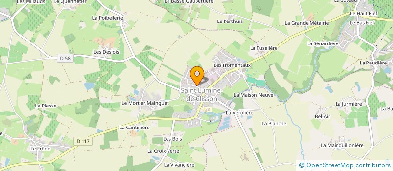 localisation de l'entreprise HIRONDELLES  SAINT-LUMINE-DE-CLISSON