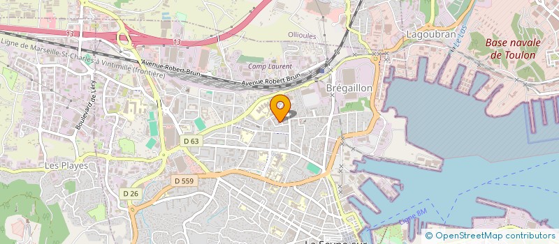 localisation de l'entreprise HIRONDELLES SERVICES  LA SEYNE-SUR-MER