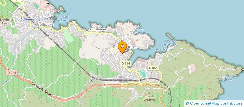 localisation de l'entreprise HIROPA  PORT-VENDRES