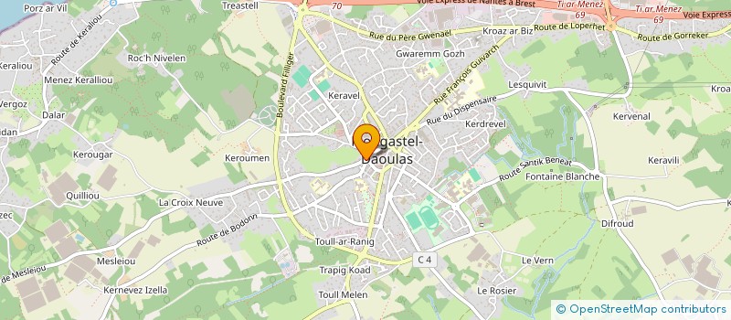 localisation de l'entreprise HIROSO  PLOUGASTEL-DAOULAS