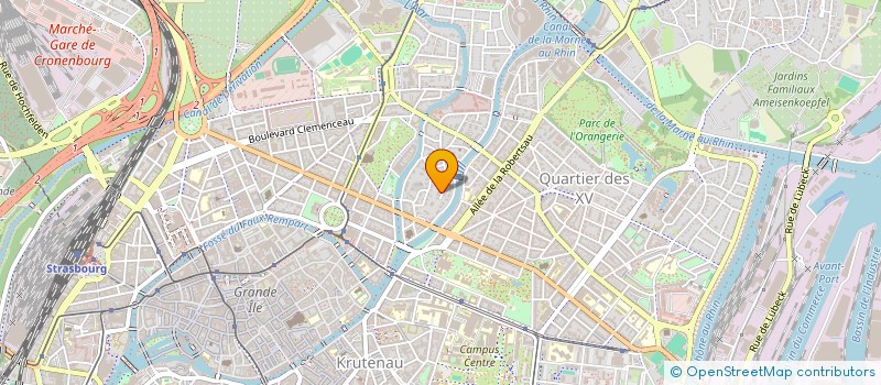 localisation de l'entreprise HIRSCH  STRASBOURG