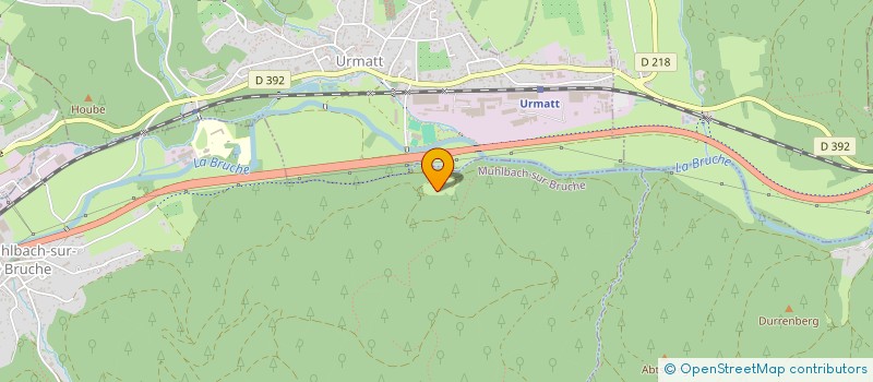 localisation de l'entreprise HIRSCHBAECHEL  MUHLBACH-SUR-BRUCHE