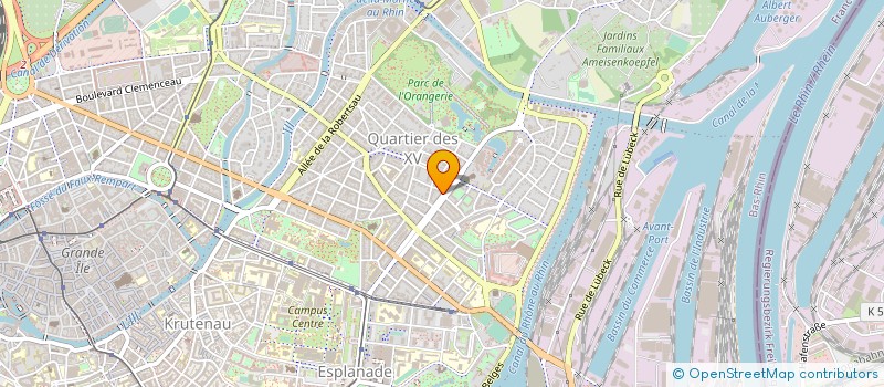 localisation de l'entreprise HIRSCHFELD EMBALLAGES SA à STRASBOURG