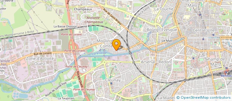 localisation de l'entreprise HIRSUTE à RENNES