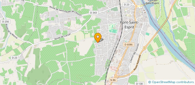 localisation de l'entreprise HIRTH1  PONT-SAINT-ESPRIT