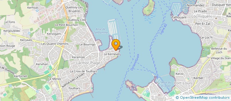 localisation de l'entreprise HIRTZMANN - LARMOR PLAGE  LARMOR-PLAGE