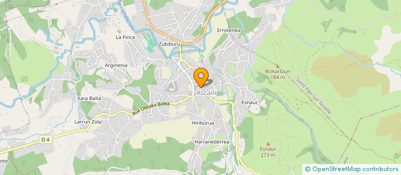 localisation de l'entreprise HIRUNAZKA  ASCAIN