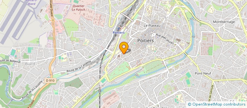 localisation de l'entreprise HIRUNDO à POITIERS