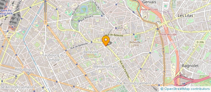 localisation de l'entreprise HIRVI PRODUCTION  PARIS