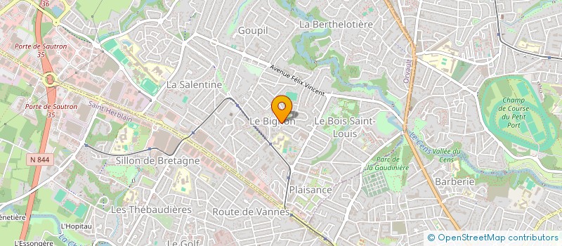 localisation de l'entreprise HIRWAZH à ORVAULT