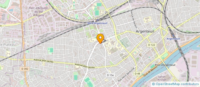 localisation de l'entreprise HIRZ SERVICES  ARGENTEUIL