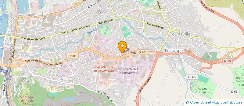 localisation de l'entreprise HIS GAMES  CHERBOURG-EN-COTENTIN