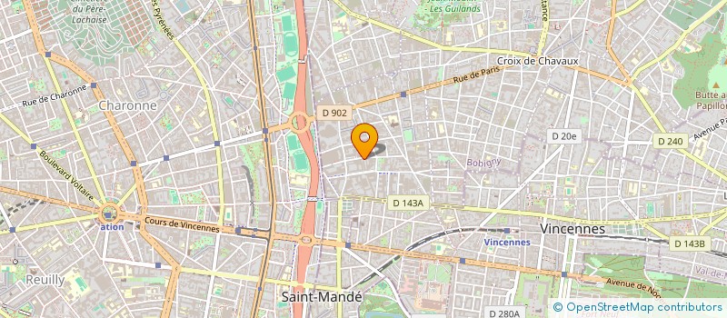 localisation de l'entreprise HIS ISOLATION à MONTREUIL