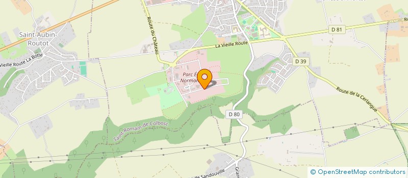 localisation de l'entreprise HISA INGENIERIE à SAINT-ROMAIN-DE-COLBOSC