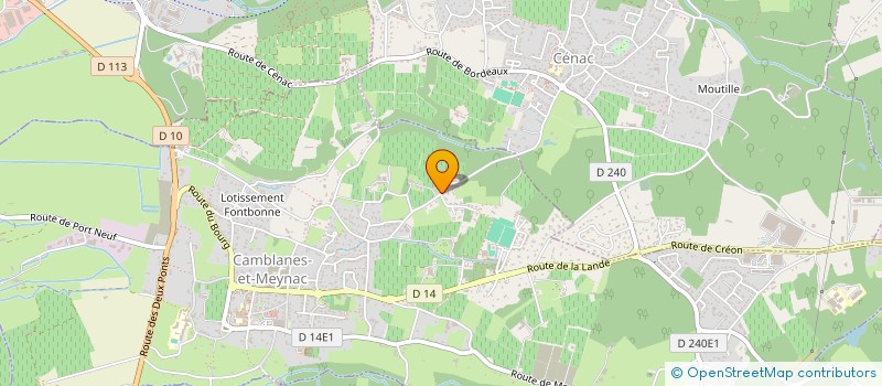 localisation de l'entreprise HISALA MARIE PATRICK  CAMBLANES-ET-MEYNAC